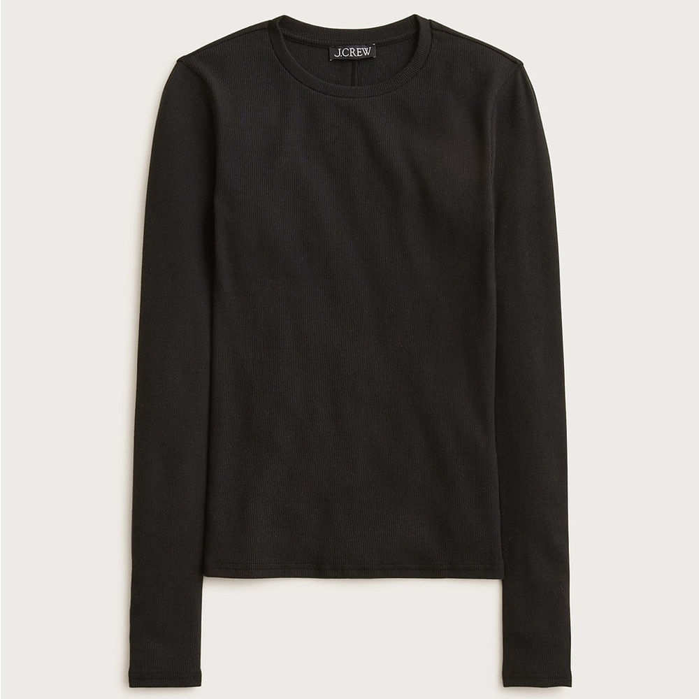 J Crew Perfect rib long-sleeve T-shirt CN194